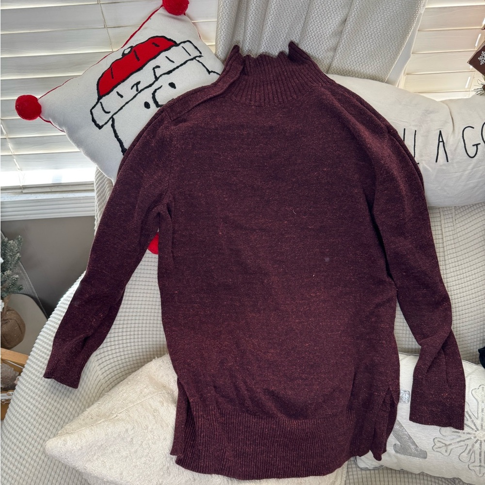 GAP Red Cowl & Turtleneck Sweater
